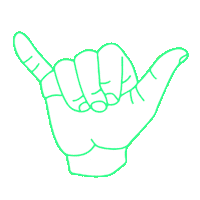 Shaka Sticker by EverWhere