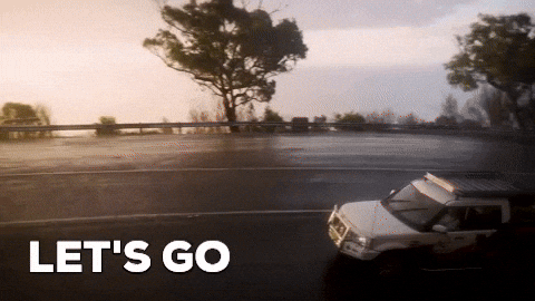 BMPRO giphygifmaker rv lets go camping drive rv GIF