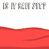 Scared Look Sticker by Abster