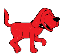 Happy Clifford The Big Red Dog Sticker by Scholastic