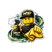 WMDDetail car wash wmd wipe me down wipe me down detailing Sticker