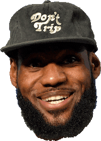 Lebron James Hat Sticker by Free & Easy