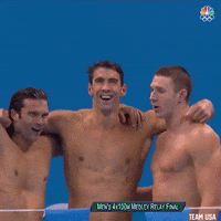 Gold Medal Swimming GIF by Team USA
