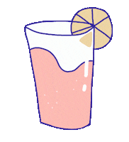 Summer Cocktail Sticker by Marie Boiseau
