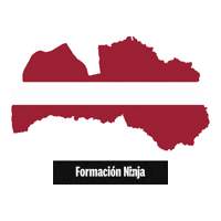 Latvia Flag Sticker by Formación Ninja