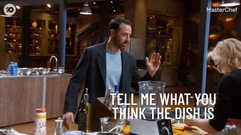 Celebrity Masterchef Question GIF by MasterChefAU