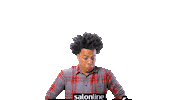 swipe up black power Sticker by Salon Line
