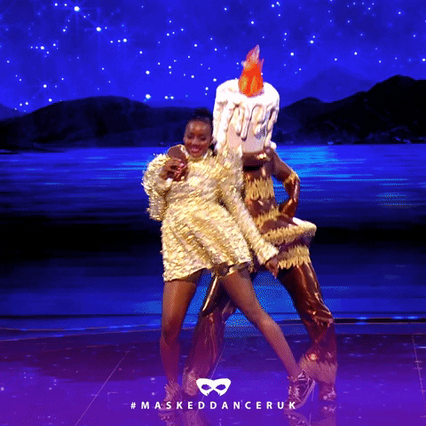Dance Fire GIF by The Masked Singer UK & The Masked Dancer UK