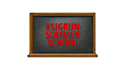 Summer School Sticker by Sigrun