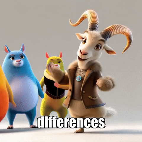 Wisdom Differences GIF by Radiantelope