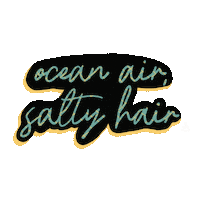 augustinephinisi ocean phinisi salty hair augustine phinisi Sticker