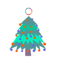 Christmas Tree Sticker by The Core School