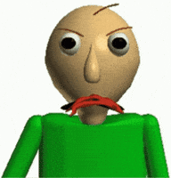 Mad Baldi GIF