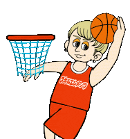 Basketball Dunk Sticker by ibu