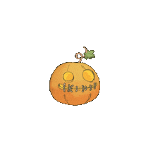 Halloween Pumpkin Sticker by misato.