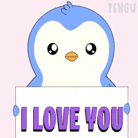 I Love You Penguin GIF by Pudgy Penguins