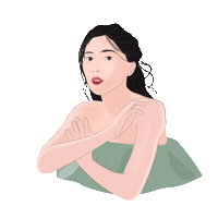 Illustration Isyana Sticker by npureofficial