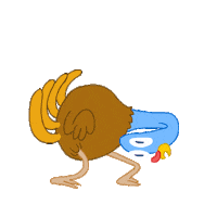 Thanksgiving Day Dance Sticker by Thomas (Tommy) Kastrati