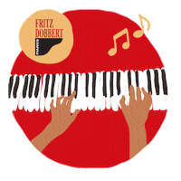 FritzDobbert fritz fritzdobbert pianofritz Sticker
