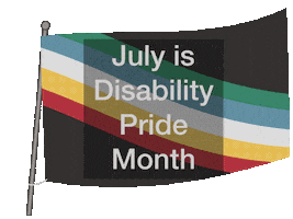 Flag July Sticker