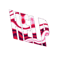 Morph Help Me Sticker by Ishmael Arias Pinto