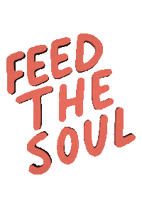 Feed The Soul Sticker by Piviaofficial
