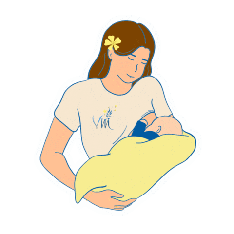 vanillamilk_fr giphyupload breastfeeding maman allaitement Sticker