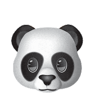 Panda Bear Love Sticker by emoji® - The Iconic Brand