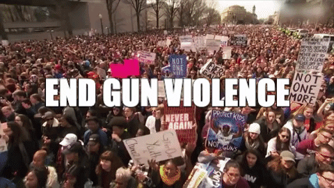 Giffords giphygifmaker gun control march for our lives enough is enough GIF