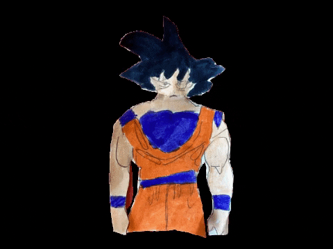 Goku GIF by Kunstkwartier