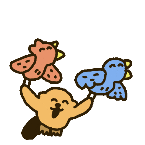 Flying Sea Otter Sticker by takadabear