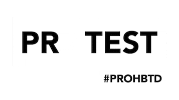 Black Lives Matter Trump Sticker by PRØHBTD