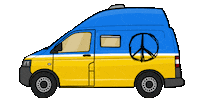 Peace Ukraine Sticker by The Upcycling Camper