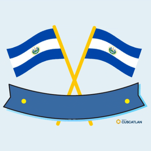 El Salvador Independencia GIF by Banco CUSCATLAN