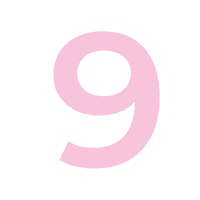 Countdown Number Sticker by Contadora en línea