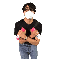Mask Spray Sticker by Studio Social