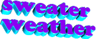 Happy Sweater Weather Sticker by AnimatedText