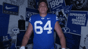 Byu Football Go Cougs GIF by BYU Cougars