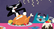 Excited Christmas GIF by Kitty Is Not A Cat