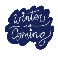 Stay Inside Snow Day Sticker by Demic