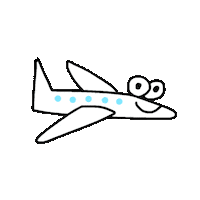 travel bird Sticker by Jon Burgerman