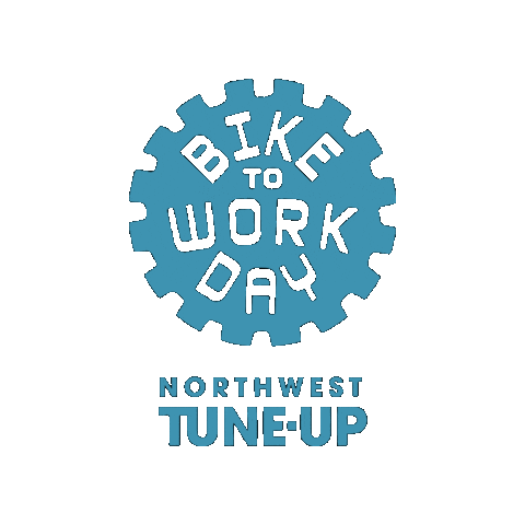 nwtuneup bike to work day northwest tune-up nwtuneup nw tune-up Sticker