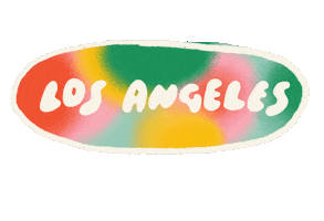 Los Angeles La Sticker by Lindsay Arakawa