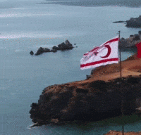 North Cyprus Flags GIF