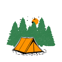 Summer Camping Sticker by Dell Technologies
