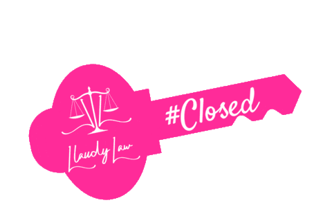 LlaudyLaw giphyupload real estate key closing Sticker
