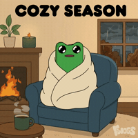 Stay Warm Sweater Weather GIF by fwogs