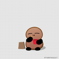 French Fries Bag GIF by Tubby Nugget