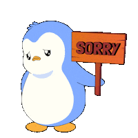 Sorry Forgive Me Sticker by Pudgy Penguins