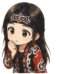Sticker Wondering Sticker by Ainu Ekashina